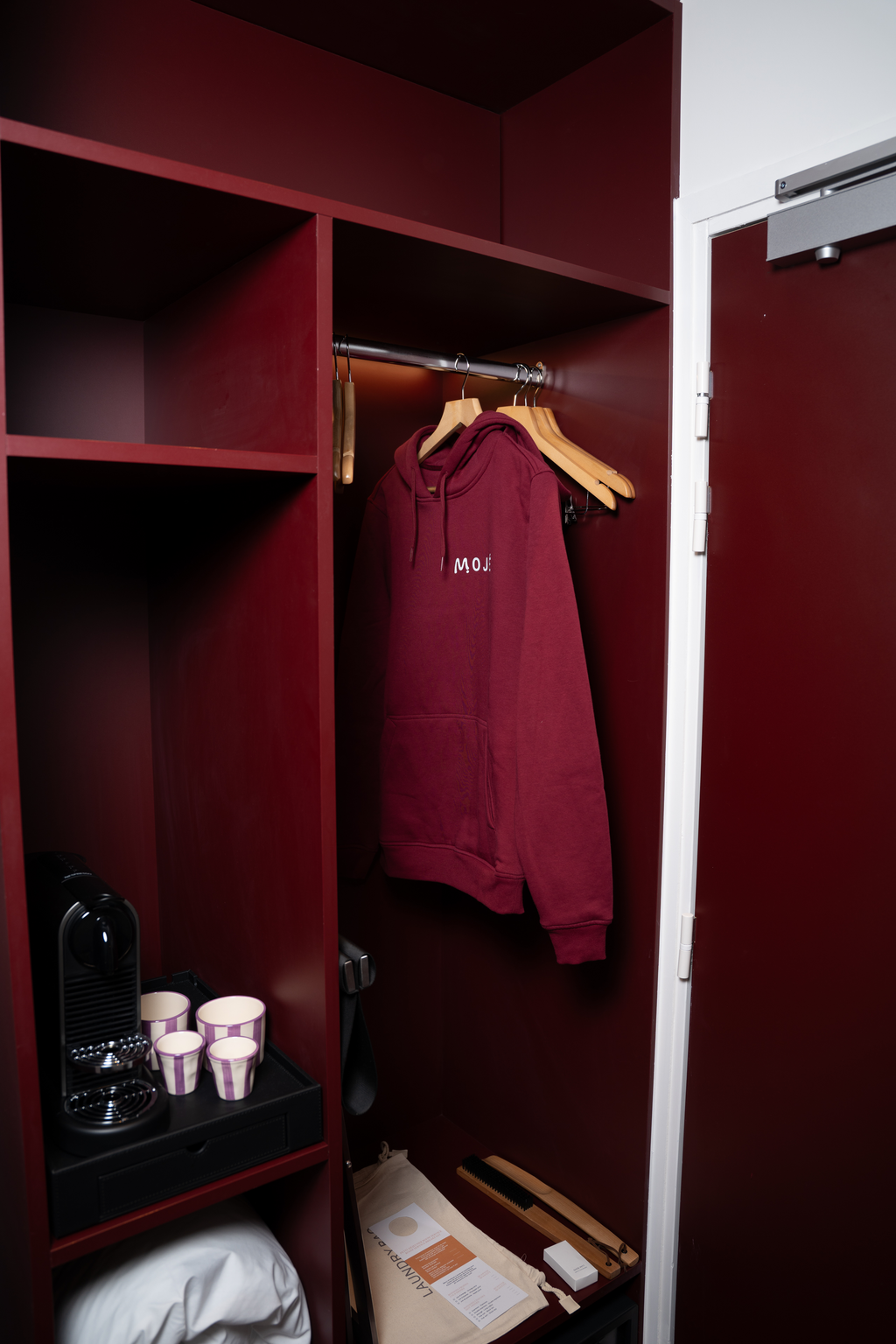 Sweat à capuche MOJÉ Unisexe Bordeaux