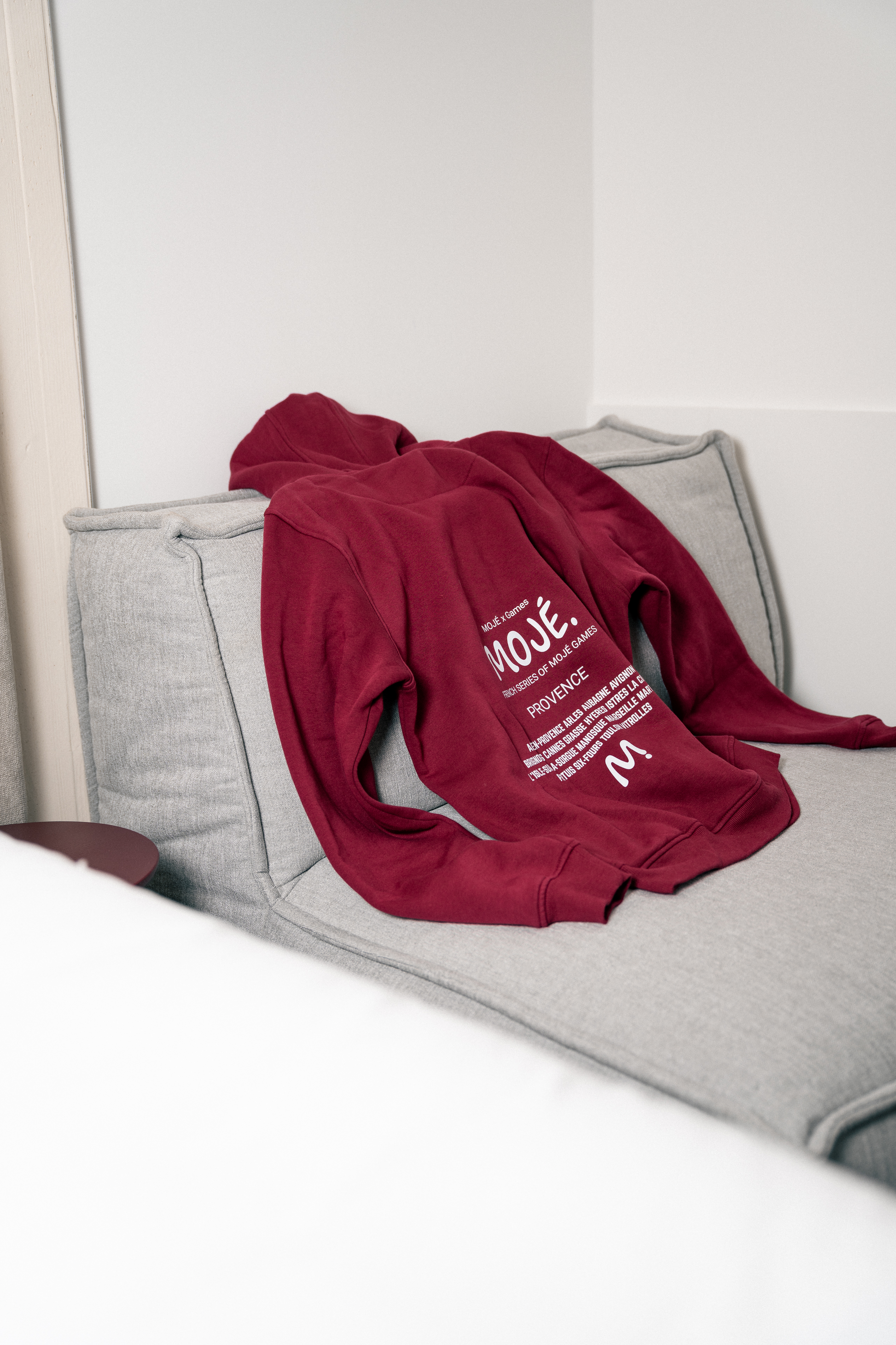 Sweat à capuche MOJÉ Unisexe Bordeaux