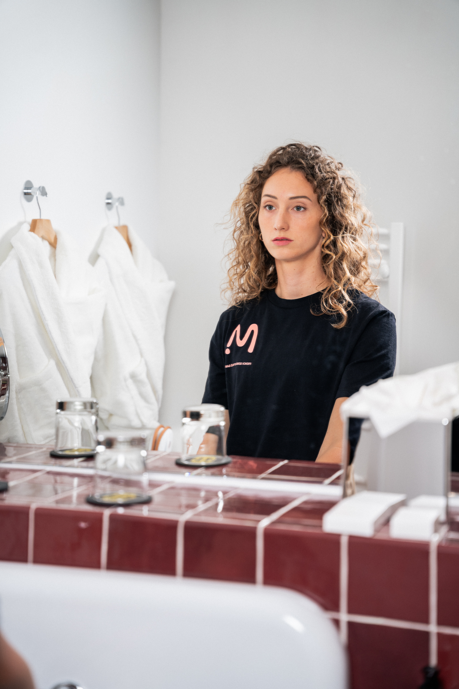 Tee-Shirt MOJÉ Unisexe Noir et Pêche