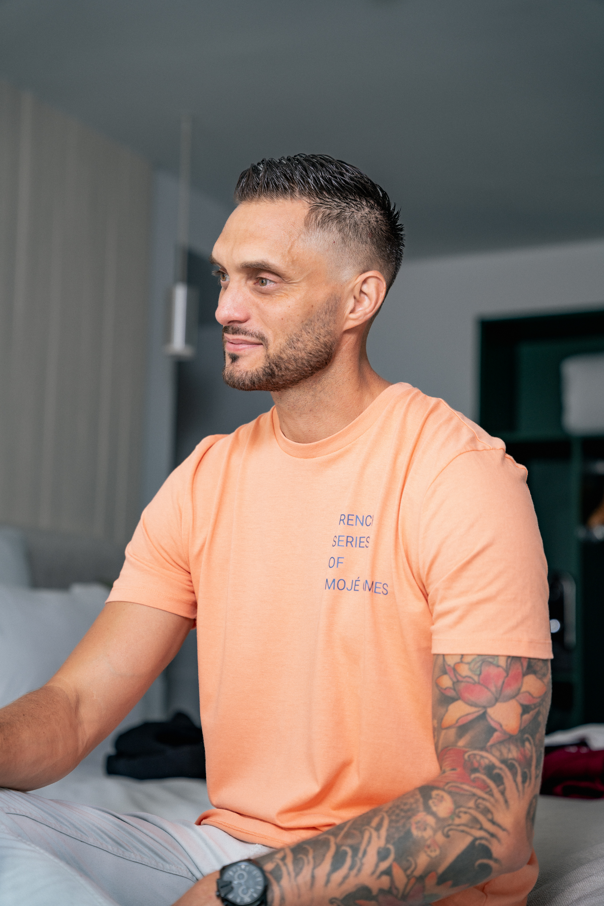 Tee-Shirt MOJÉ Unisexe Pêche