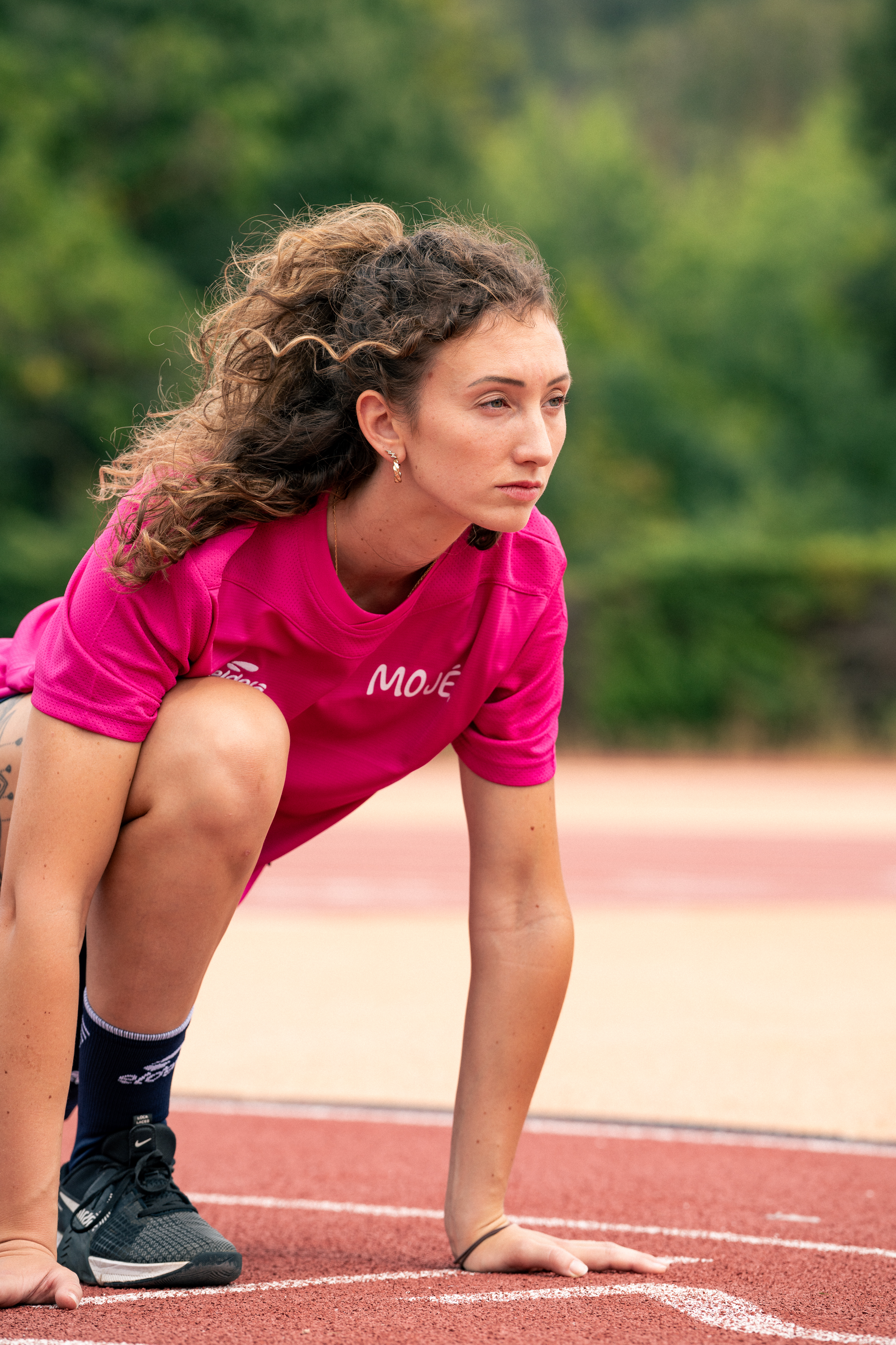 Maillot Sport Eldera x MOJÉ Fuchsia